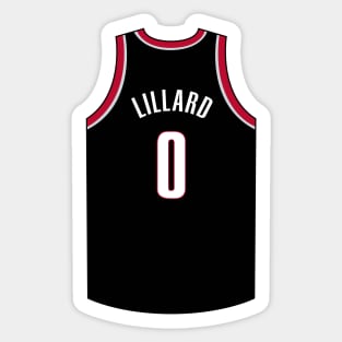 Damian Lillard Portland Jersey Qiangy Sticker